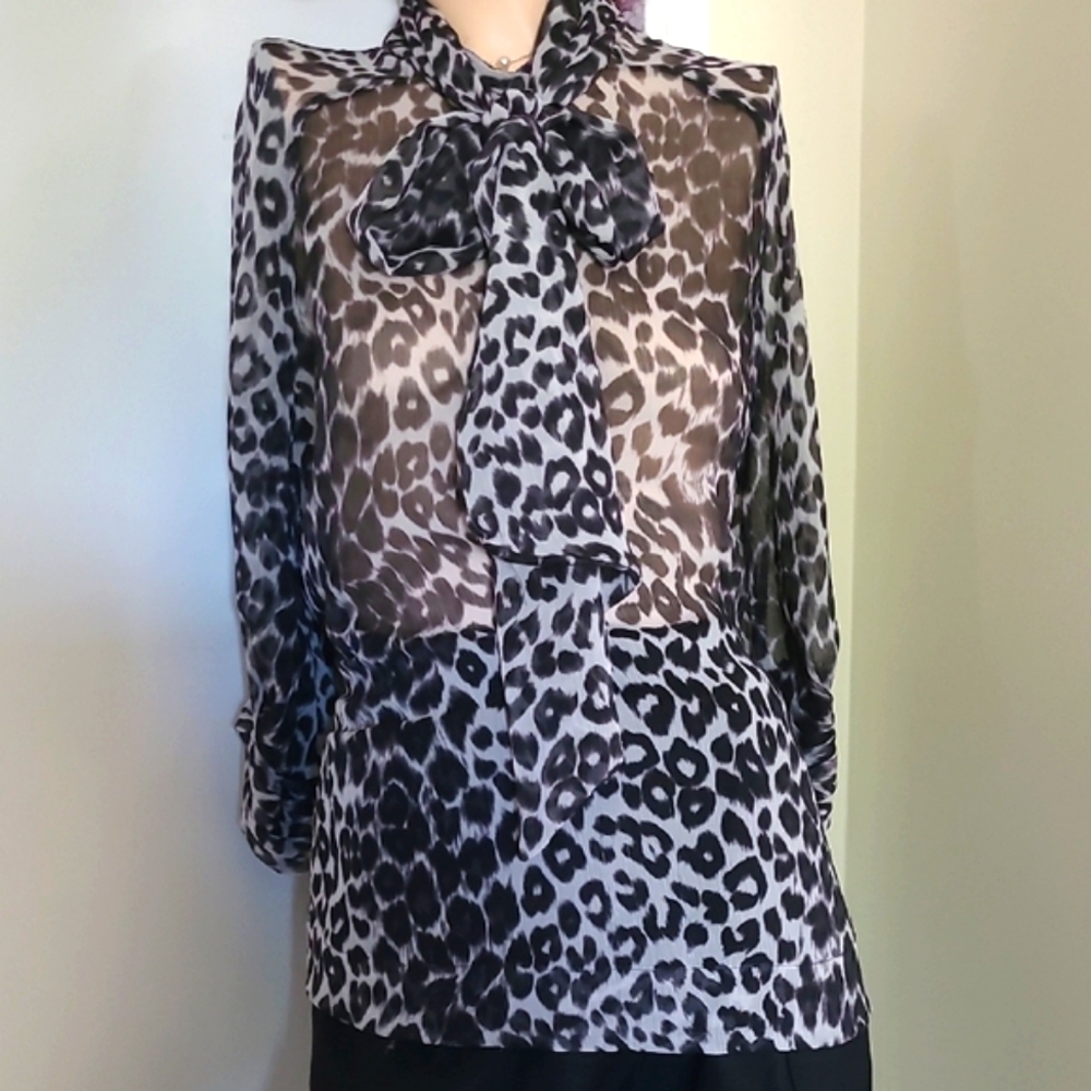 NY&Co. Leopard Blouse